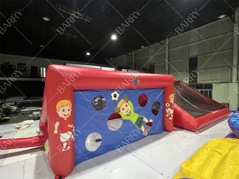 Customizable Inflatable Football Goal Set Promotional Sports Game for Beach Party & Events
