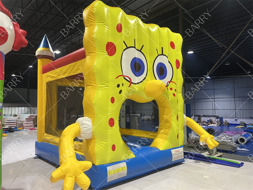 Minions Cartoon PVC Inflatable Castle Fun Bounce House For Theme Parks Or Parties