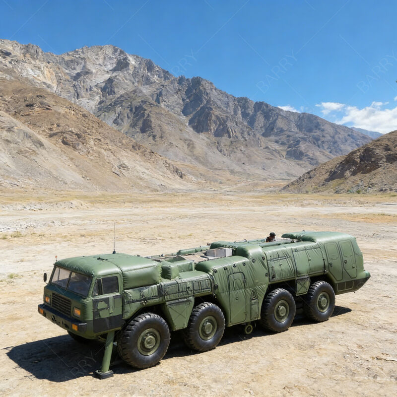 محصولات تبلیغاتی پرفابابال کامل پرفابال کامیون حمل و نقل نظامی طعمه پرفابال سریع و دوامدار مواد تقویت شده ضد آب برای تاکتیکی