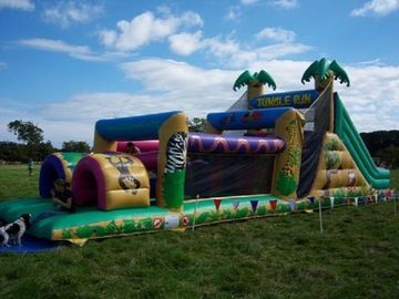 کودکان دوره تورم موانع بادی EN14960 Inflatables Jungle Great