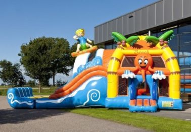 0.55 میلیمتر PVC Beach South Bouncer Slide Combo Medium with Pool