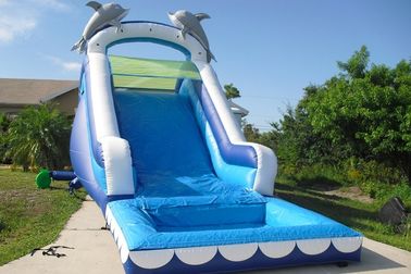 اسلاید آب بادی برای کودکان و نوجوانان / اسکی روی آب با استخر بادی