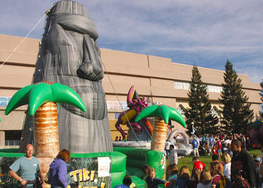 Tiki Island Themed 28ft بزرگ بازی های المپیک تابستانی بادی