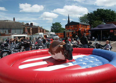 Rodeo Bull / Bucking Bronco Inflatable بازی های ورزشی برای تجهیزات زمین بازی