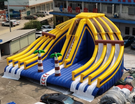 پارک تفریحی بادی در فضای باز PVC با قلعه بازرگانی تجاری
