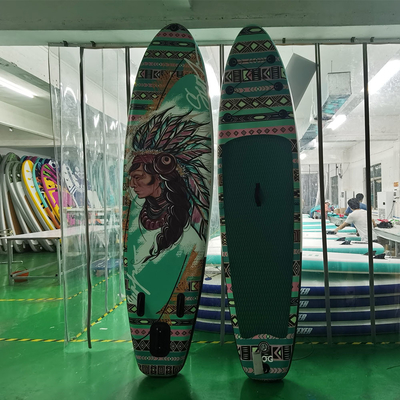 Drop Stitch سفارشی Sup Board Blow Up Paddle Board برای مسابقه یوگا