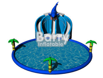 اسباب بازی های آب گرم تابستانی اسباب بازی دلفین پارک تفریحی بادکنکی برای کودکان و بزرگسالان