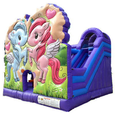 حیاط خلوت Unicorn Bouncy Castle استخدام کودکان و نوجوانان خانه بادی بادی