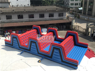 رویداد قرمز غول پیکر در فضای باز تورم 5K دوره موانع صعود، Inflatable 5K مانع
