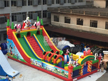 Kids Bounce Castle شهربازی بادی / پارک تفریحی بادی میکی کارتونی شهربازی بادی