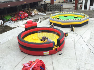 حرفه ای بازی های ورزشی بادی Rodeo Bull / Inflatable Bull Riding Ring