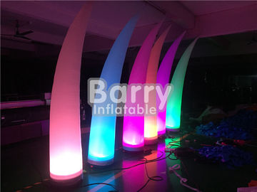 LED Blow Up دکوراسیون نورپردازی ستون برای تبلیغ، ستون لوله نور بادی