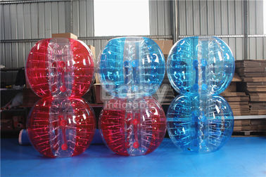 1.2 M 1.5m 1.8m اندازه پی وی سی TPU توپ حباب برای بازی در فضای باز فوتبال فوتبال بازی