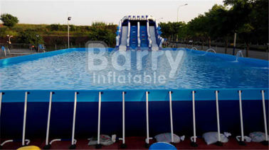 استخر بی نظیری 0.9 میلیمتری PVC فلزی تزیینی برای پارک آب