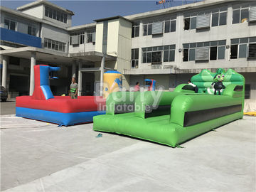 بازی های ورزشی ورزشی بادی در فضای باز با اجرای مسابقات Super Bungee Run