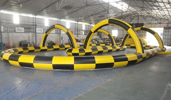 مسیر مسابقه بادی 18x16x3m Zorb Ball Go Kart Racing Course Obstacle Course