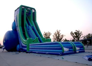 PVC ضد آب 0.55mm سفارشی خارج از اجاره اسلاید بادی بزرگ