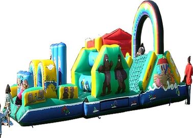 دوره مداخله ODM کارتون بادوام، Inflatables Course موانع عجله عمودی
