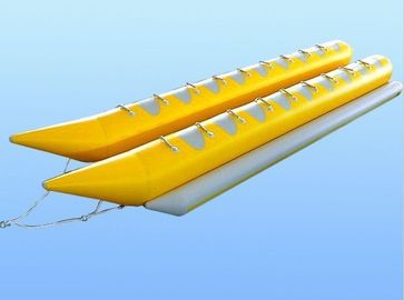 اجاره افلاطون PVC تارپول آب سوار موز بادی با دو لوله