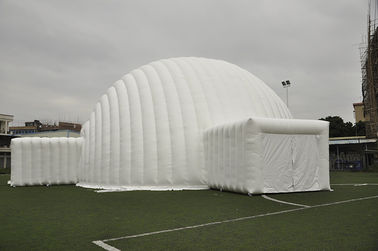 غرفه سفید رویداد گنبدی Inflatable چادر آب ضد PVC برای نمایشگاه