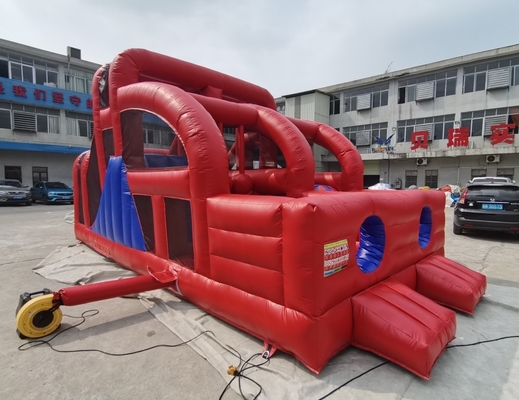 0.55 میلی‌متر پی‌وی‌سی با موانع بادی بچه‌ها در حال اجرا Bouncer Silde 10mL*5mW*4mH