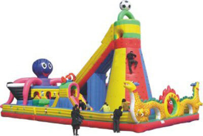 دوخت سه گانه شهربازی بادی سرپوشیده NFPA701