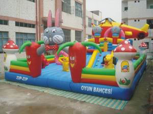 Pvc Tarpaulin تفریحی بادی بادی قلعه قلعه برای فضای باز EN14960