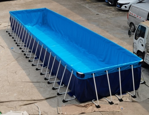 استخر قابل حمل SCT PVC در فریم فلزی بالای زمین 12*3*1.32 متر